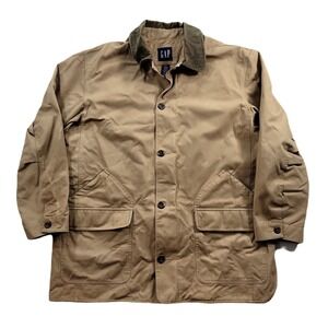 Gap Barn Coat Mens 2XL Brown Tan Field Jacket Insulated Chore‎ Work